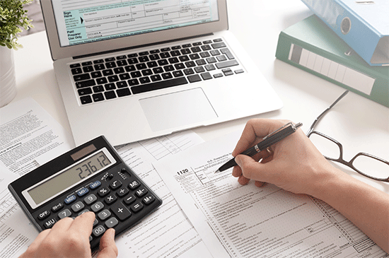 Calcul de la cotisation foncière des entreprises. Impôt local.